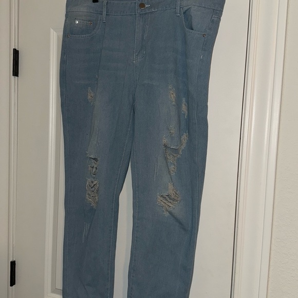 Straight leg blue jeans - Picture 1 of 3